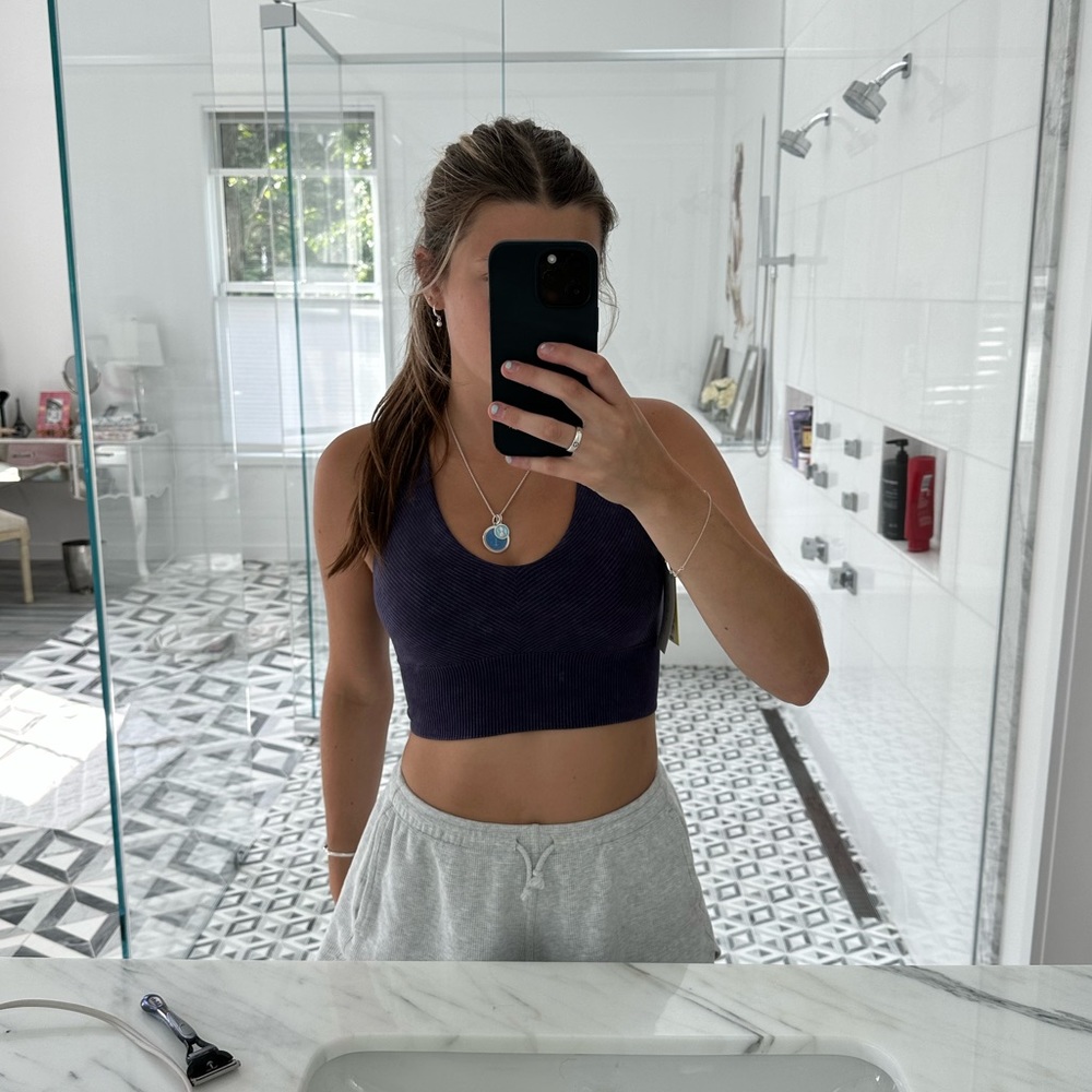Purple Workout Top